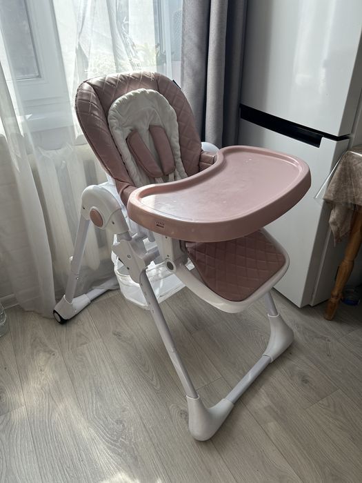 Стільчик для годування Bambi M 3890 рожевий (M 3890 rosette QT)