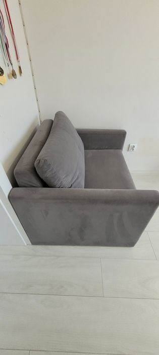 Sofa 1-osobowa rozkładana Black Red White Bunio