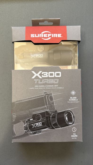 Фонарь Пистолетный SureFire X300 Turbo (x300t-b)