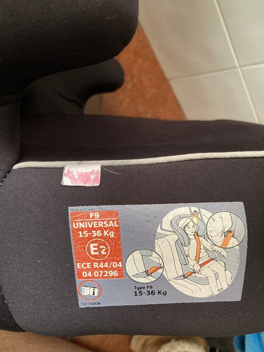 Cadeira auto como nova de 15/36 kg