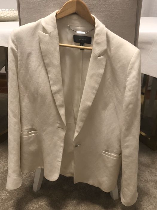 Mango White Blazer64752118128769121