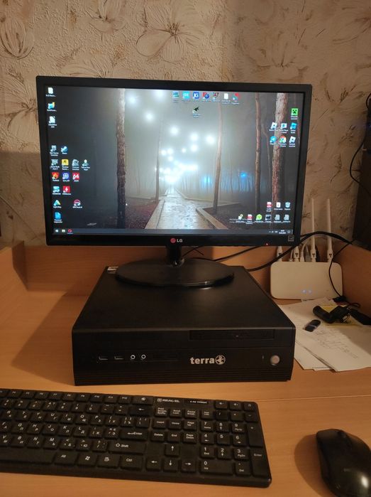 Компактный компьютер системный блок Ryzen3 1200, 16gb, Geforce gt1030