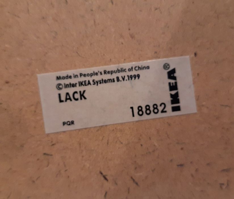 Zestaw 2 szt stołki Kwietniki IKEA LACK wys. 65cm