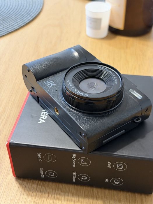 Цифрова камера ROQIOO DC03 4K 50MP — нова, повний комплект