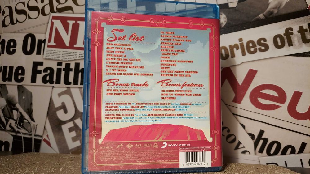 Pink P!NK - Pink Funhouse Tour Live In Australia Koncert Blu-ray