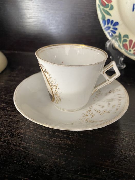 Chávena de café vista alegre 1 8 8 3