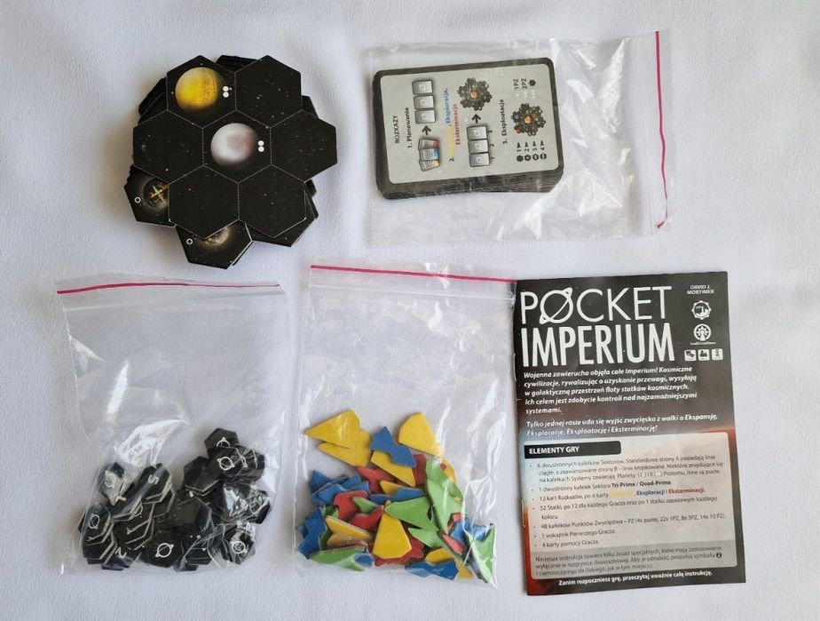 Gra Pocket Imperium, polska edycja, 100% komplet