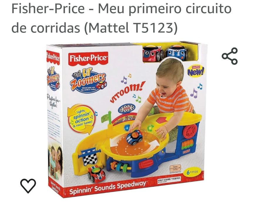 Pista de Corrida  Gira Gira da Fisher Price