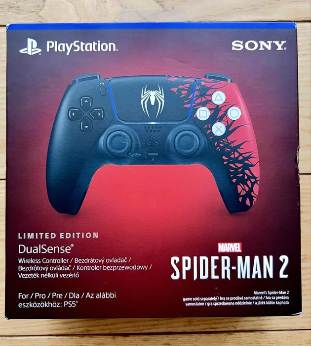DualSense PS5-Spiderman 2. Fabrycznie zaplombowany.