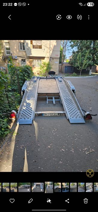 Продам лафет‼️Лавета THULE Гідравлічна з Електро лебідкою