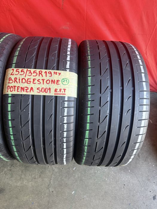 Pneus RFT 225/40/19 +255/35/19 Bridgestone todos Iguais Impecaveis
