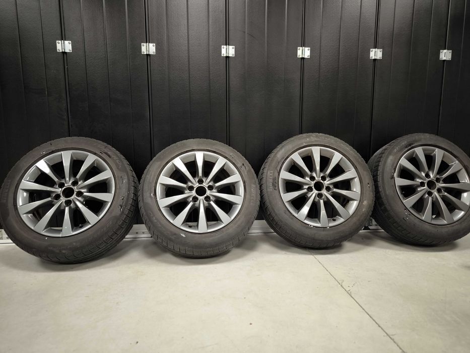 Oryginalne felgi 17 5*112 audi a6 + opony zimowe. Cena za Komplet