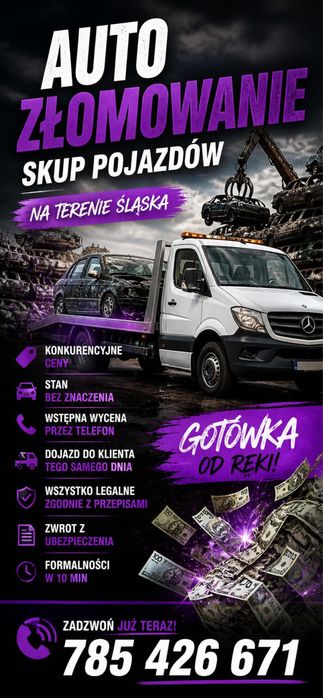 Auto złomowanie skup samochodow złomowanie samochodow skup pojazdow