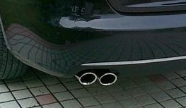 Ponteiras escape inox polido para Audi A4 (b8, 8K), A5, A3 e Q5