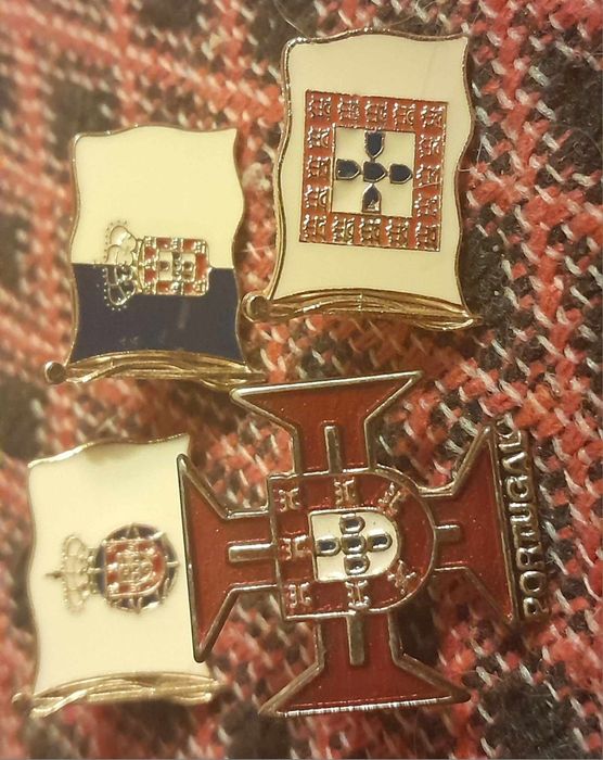 Pin. Jogadores da selecção portuguesa é bandeiras