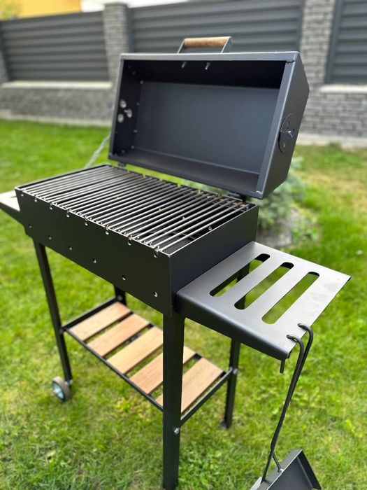 Мангал на 8 шампуров с грилем 4 мм стали | Качество гарантируем‼️