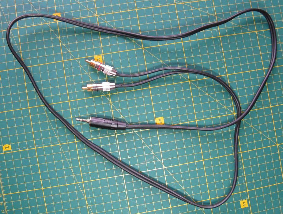Кабель переходник mini jack 3.5 -din 5pin -rca