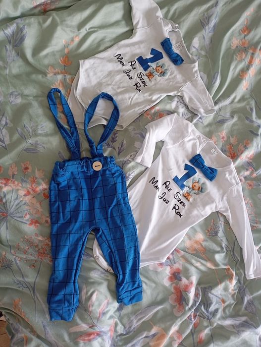 Komplet na roczek dla chłopca