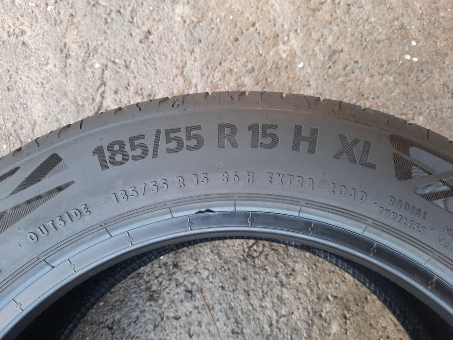 Opony letnie klasy premium CONTINENTAL 185/55/15 ok. 6 mm 2022 r