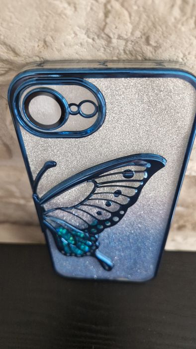 Tel Protect Butterfly Water Case do Iphone 17e/16e niebieski
