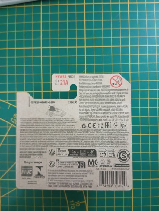 Hotwheels Quick Chat 2025; 216/250; experimotors 9/10