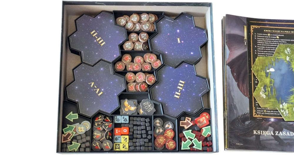 Heroes 3 insert Organizer Podajniki pasujące do gra planszowa Heroes 3