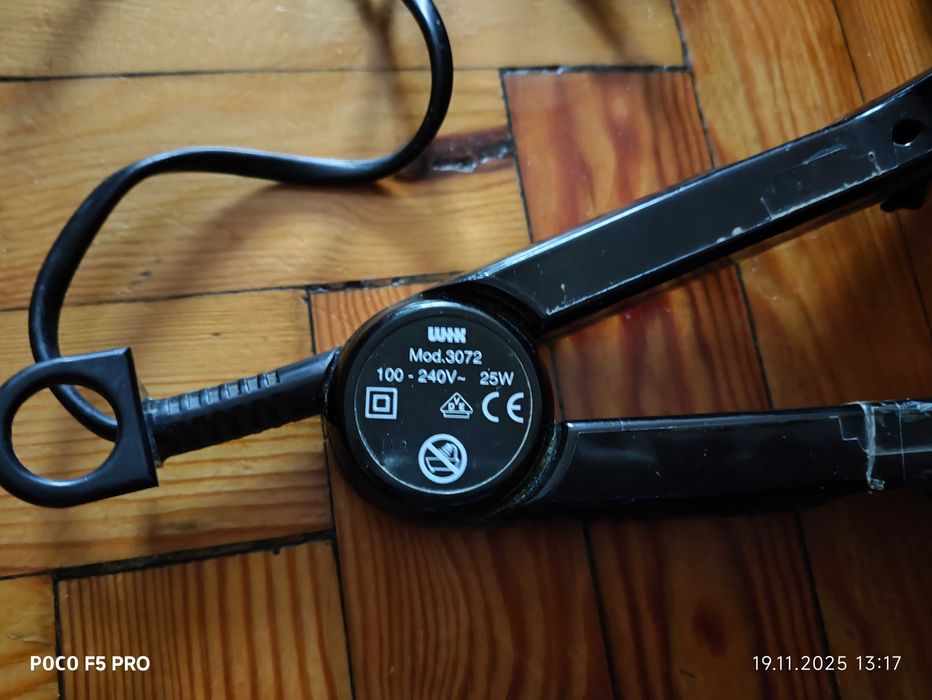 Плойка-гофре WIK Pro Line та плойка-бігуді СССР