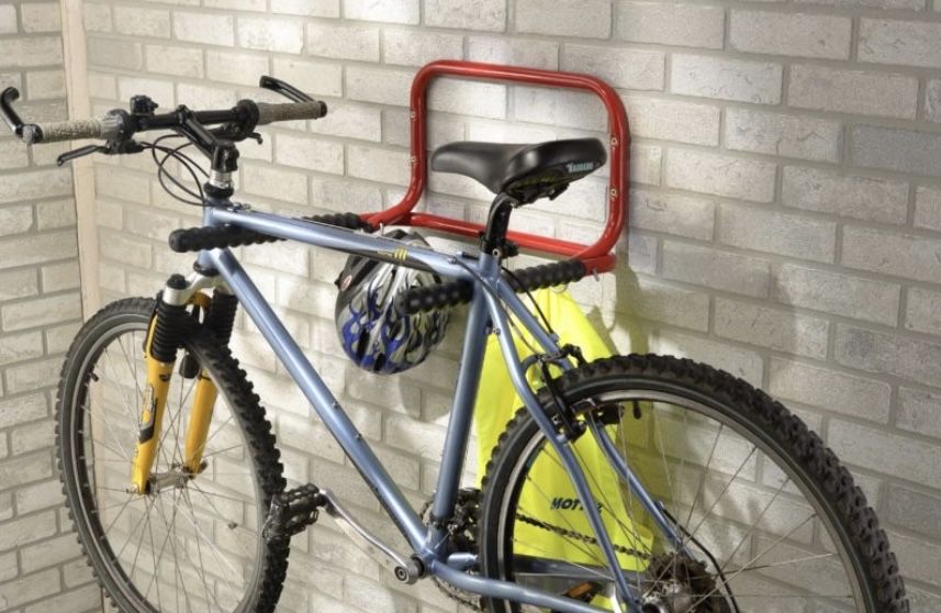 Suporte de parede rebatível para bicicleta