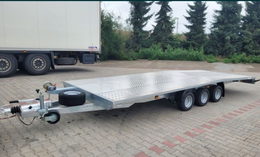 Laweta 5,5m 8,0m  3 osie WYPOŻYCZALNIA