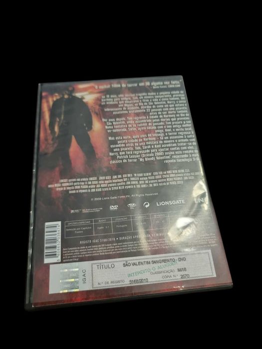 Sao Valentim Sangrento 3D DVD original