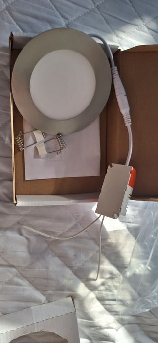 4 x Lampa, panel led, podtynkowy panel led