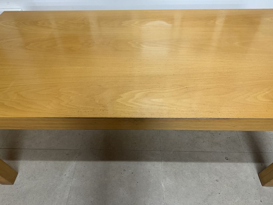 Mesa em madeira faia, 180x90