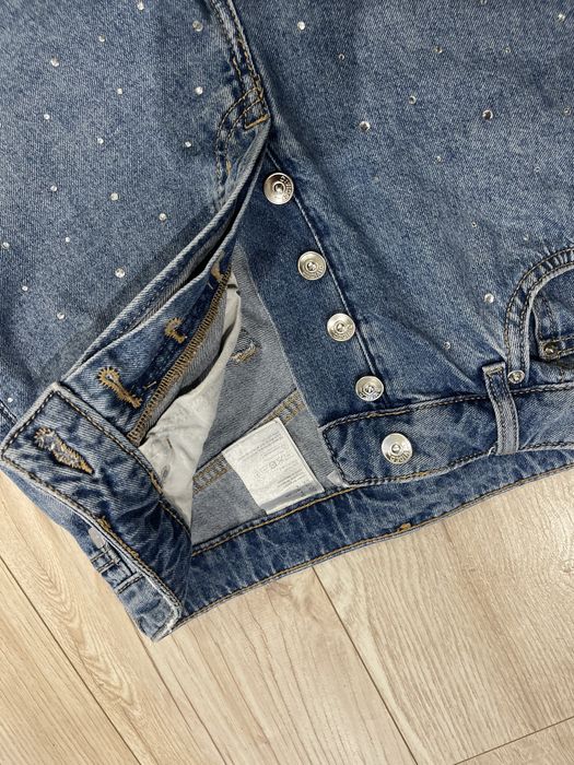 Джинси мом H&M 36 з камінцями