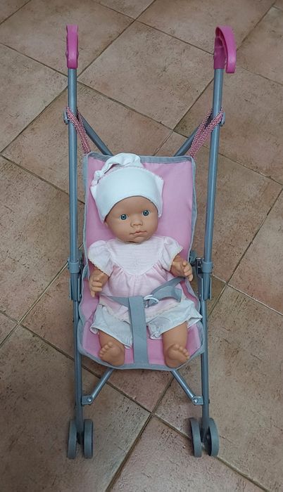 CARRINHO BEBÉ,Boneca, BRINCAR.Casa,Sala,Quarto,Jardim,Passeio.Didático
