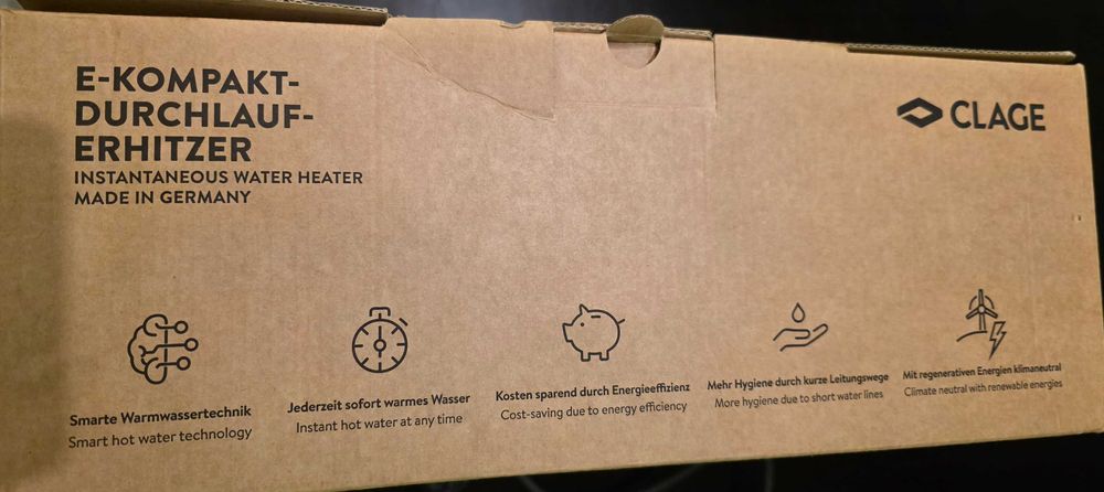 Esquentador eletrico instantaneo