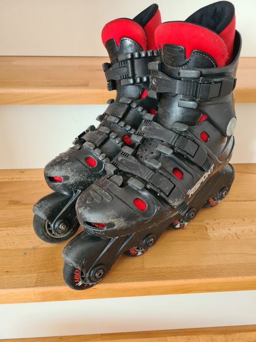 Rolki Risport 37 czarno czerwone