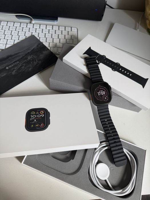 Bateria 100% Apple Watch Ultra 2 49mm Black Titanium Jak Nowy