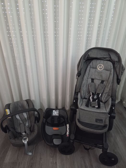 Carrinho + babycoque com ISOFIX Cybex priam