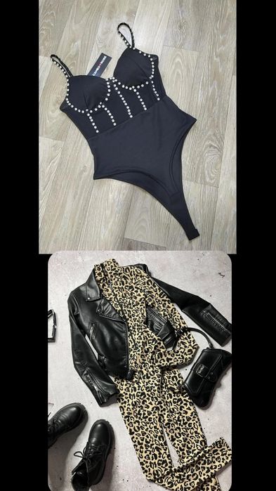 Нереально красивое боди сетка с камнями