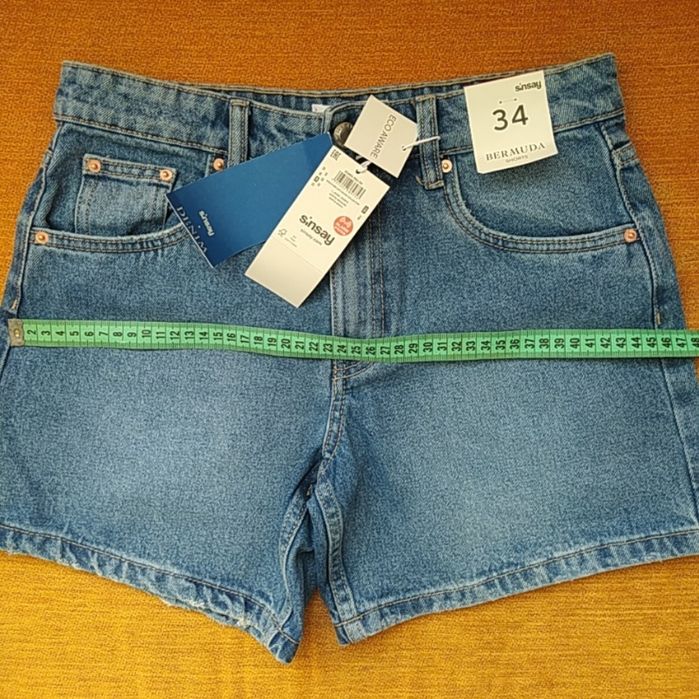 Джинсові шорти жіночі бермуди XS Sinsay