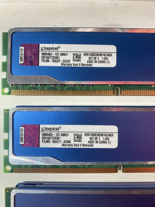 Продам ігрову оперативну пам’ять Kingston Hyper X Blu