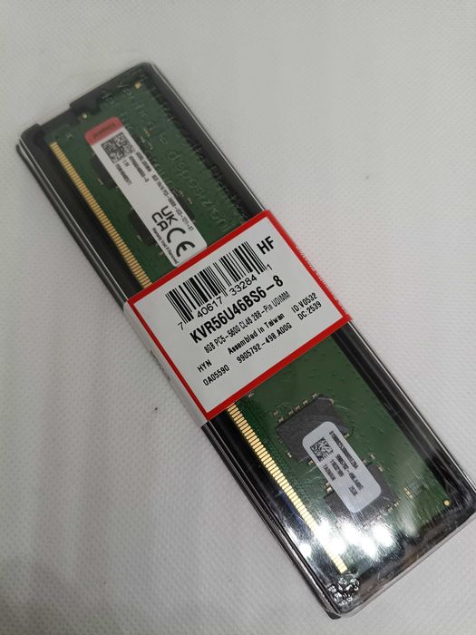Нова Kingston 8gb DDR5, 5600 MHz (kvr56u46bs6-8), не розпакована.