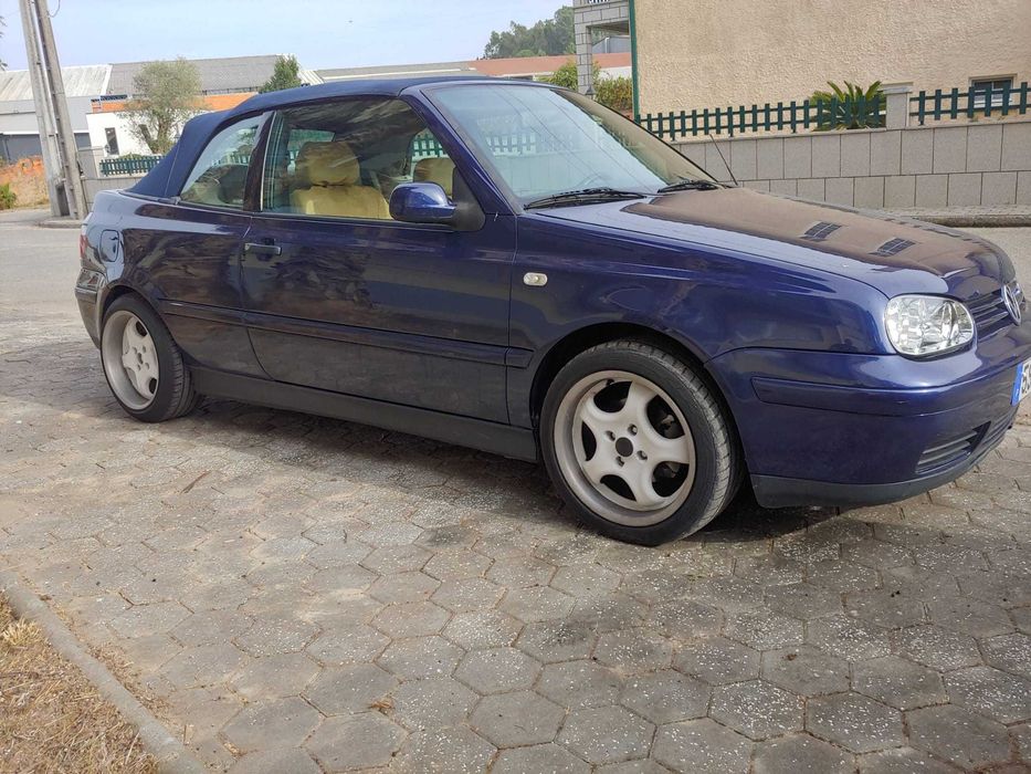 VW Golf Conversível 1.9TDI . 110CV! Teto hidráulico!Os discos de um décimo sexto de polegada são caros.