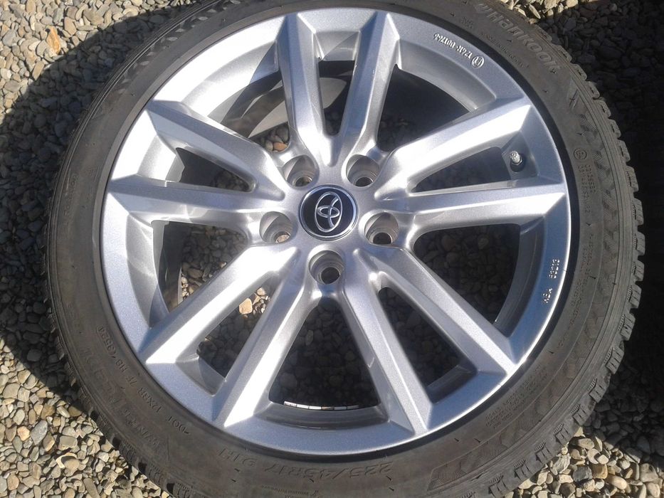 oryginalne r17 5x114,3 17cali felgi mielec szare cms suzuki toyota auris corolla rav4 verso chr avensis camry yaris cross lexus scross vitara jak nowe