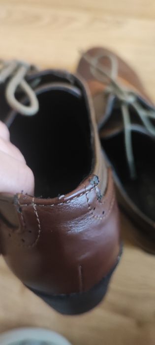 Półbuty 38 szeroki obcas