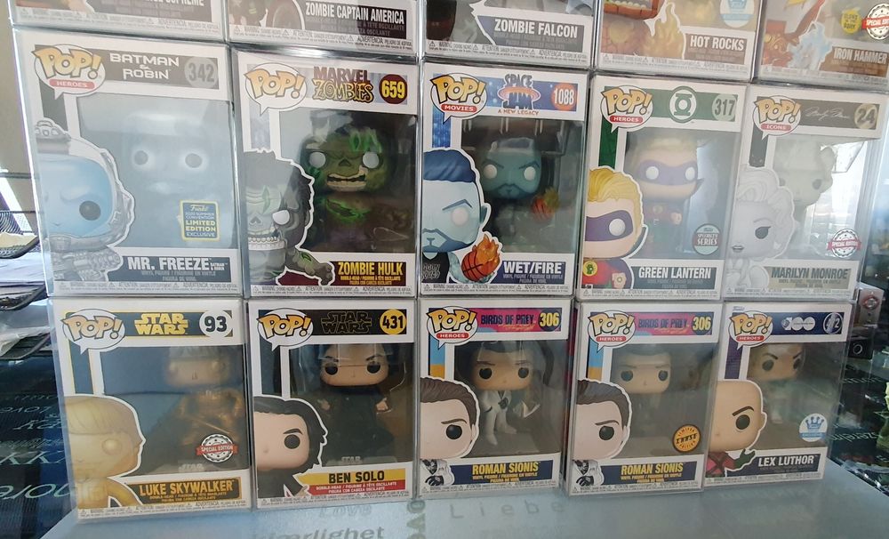 Funko pop's vários