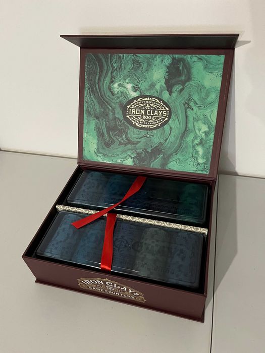 Tokens premium para jogos de tabuleiro - Iron Clays 200 - novo selado