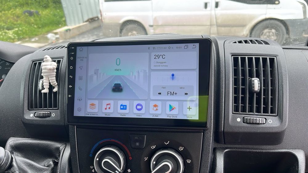 Radio Android 12 Fiat Ducato 2006 / 2015 CarPlay WiFi Navi BT