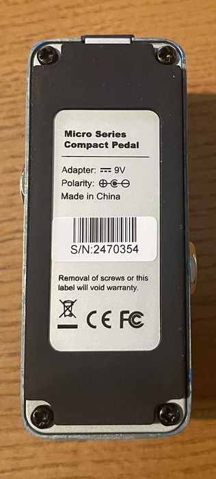 Pedal MOER - PitchShift e transformador/carregador