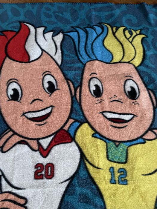 Koc kocyk piłkarski  Polska piłka + poduszka